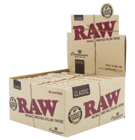 Raw King Size Slim Connoisseur W/Tips 