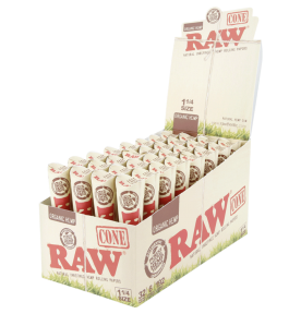 Raw Organic Unrefined Pre-Rolled Cone 1 1/4 