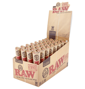 Raw Unrefined Pre-Rolled King Size Cone