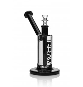 Medium Upright Bubbler - Black Accents