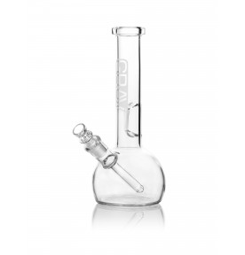 Small Clear Round Base Water Pipe